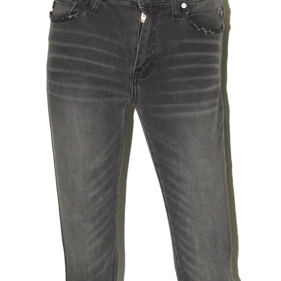 Denim Skinny Jeans Distressed - Picture 2 of 2